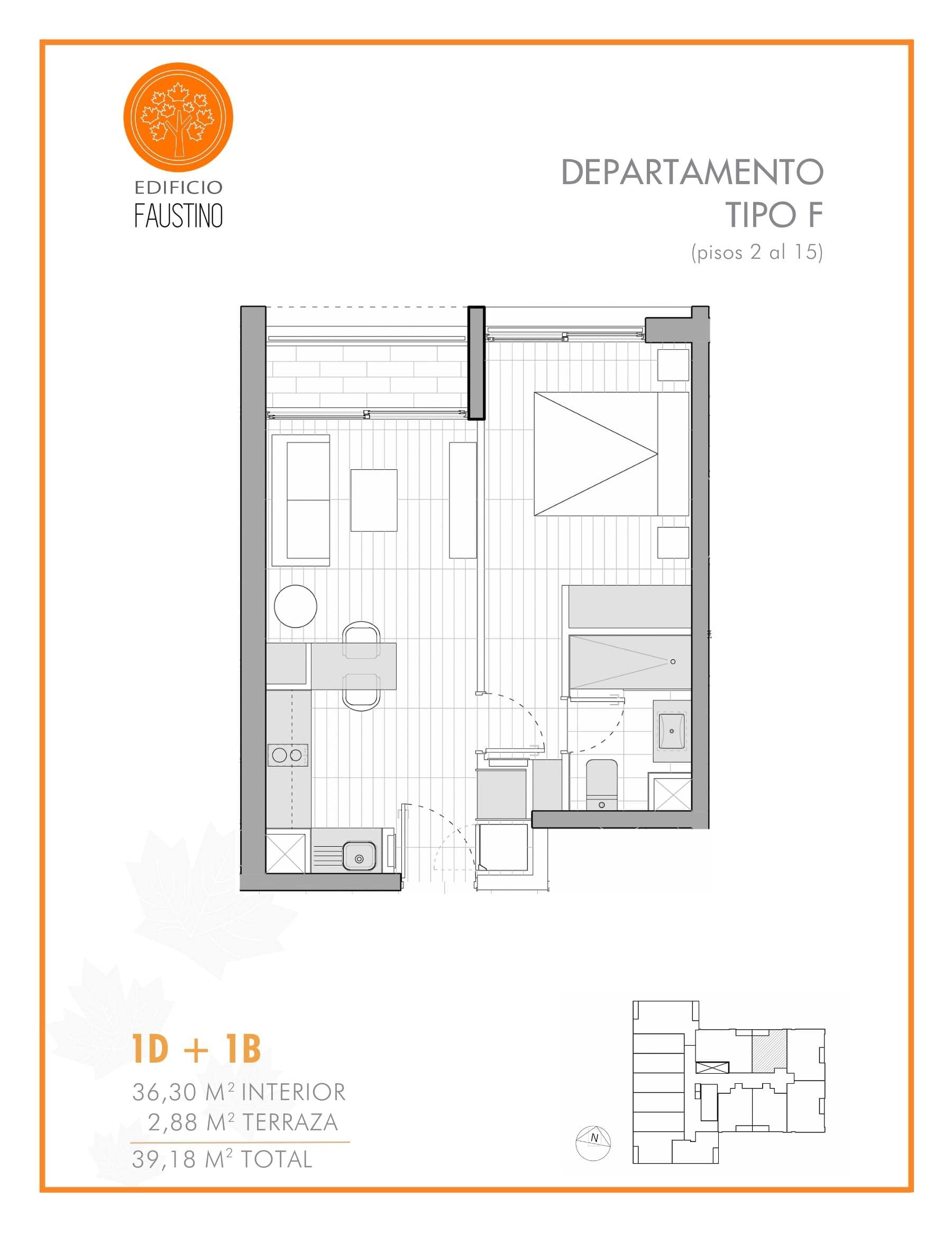 Depto ñuñoa faustino